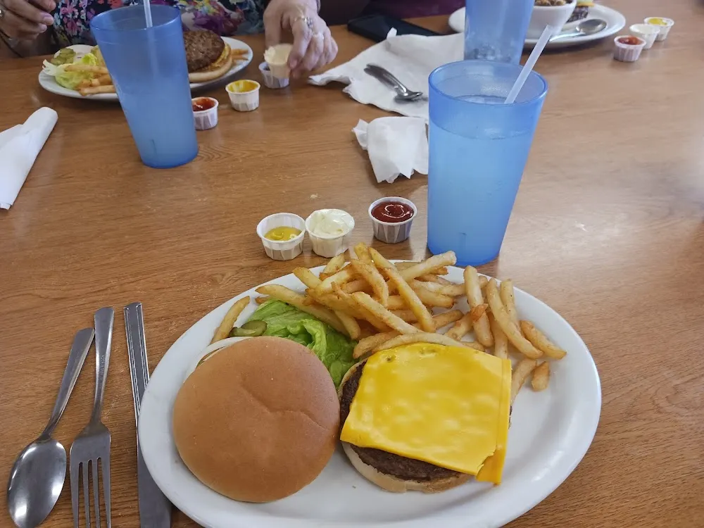 Cheeseburger and Fries